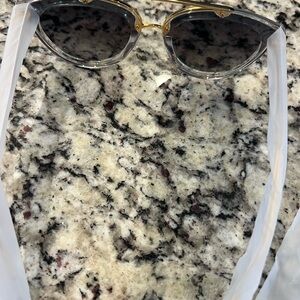 Krewe Clio Glasses Brand New Crystal 24kt mirrored
